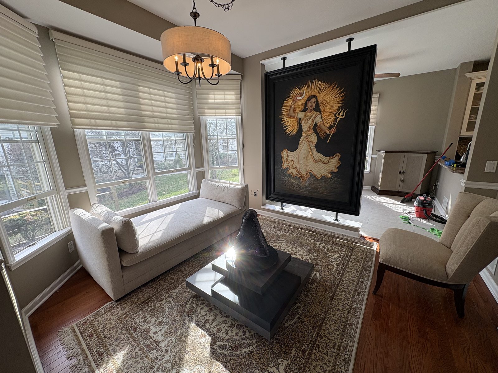 Interior renovation after
