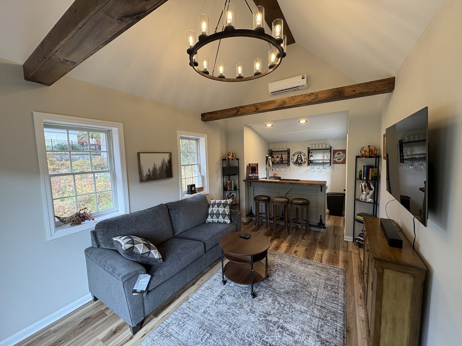 Interior renovation after
